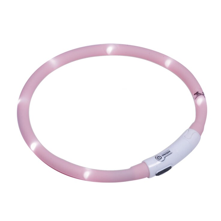 NOBBY LED Lichtband "PUPPY", rosa, S, Ø 10 mm, 45 cm