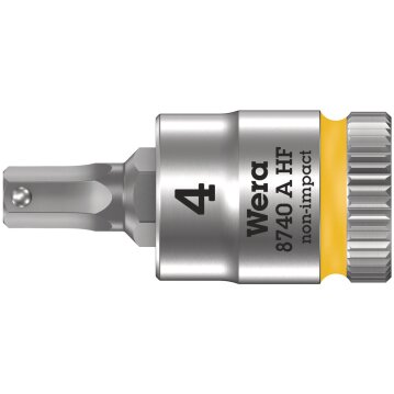 WERA 8740 A HF Zyklop Bitnuss mit 1/4"-Antrieb, mit...