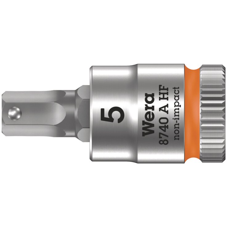 WERA 8100 SA All-in Zyklop Speed-Knarrensatz, mit Haltefunktion, 1/4"-Antrieb, metrisch, 42-teilig