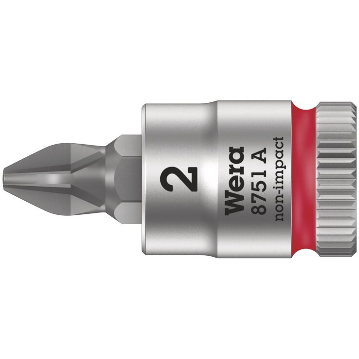 WERA 8100 SA All-in Zyklop Speed-Knarrensatz, mit Haltefunktion, 1/4"-Antrieb, metrisch, 42-teilig