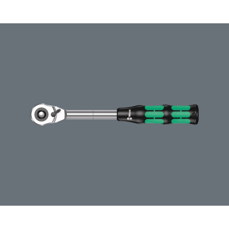 WERA 8006 C Zyklop Hybrid-Knarre mit Umschalthebel, mit 1/2"-Antrieb, 1/2" x 281 mm