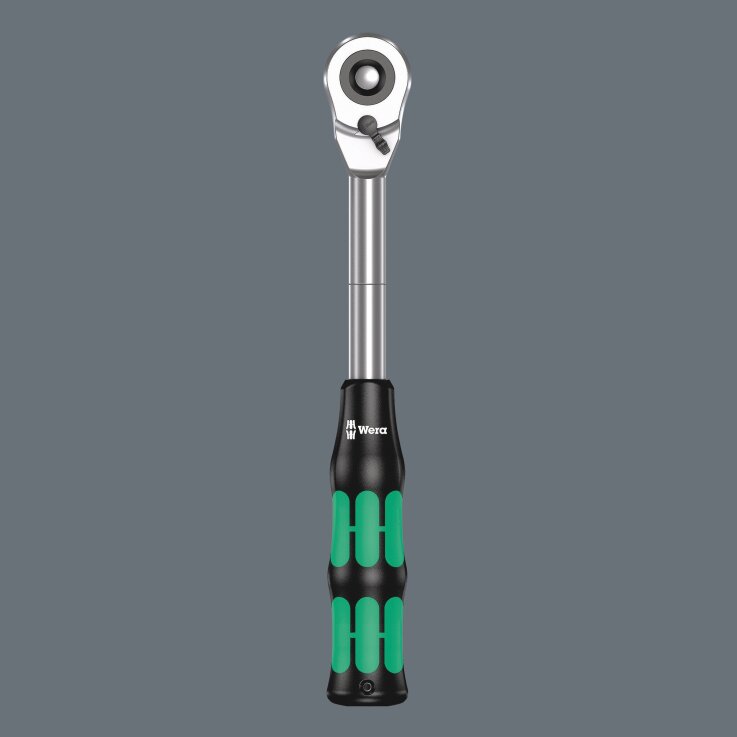 WERA 8006 C Zyklop Hybrid-Knarre mit Umschalthebel, mit 1/2"-Antrieb, 1/2" x 281 mm