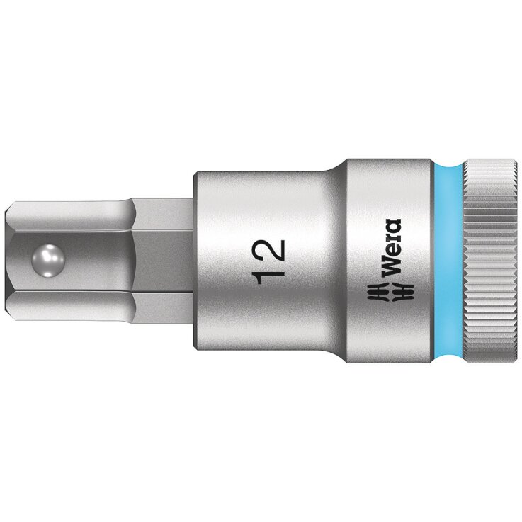 WERA 8740 C HF Zyklop Bitnuss mit 1/2"-Antrieb, mit Haltefunktion