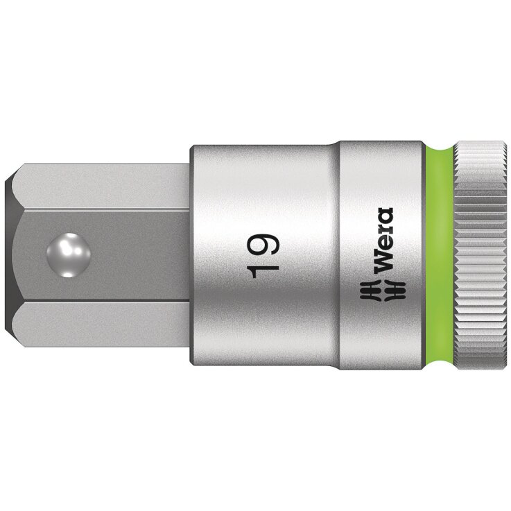 WERA 8740 C HF Zyklop Bitnuss mit 1/2"-Antrieb, mit Haltefunktion