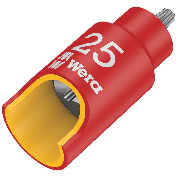 WERA 8767 B VDE HF TORX® Zyklop Bitnuss, isoliert, mit 3/8"-Antrieb, mit Haltefunktion
