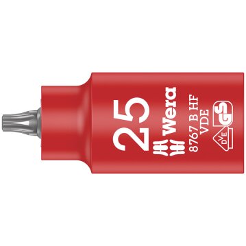 WERA 8767 B VDE HF TORX® Zyklop Bitnuss, isoliert,...
