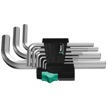 WERA 950/9 Hex-Plus 5 Winkelschl&uuml;sselsatz, metrisch,...