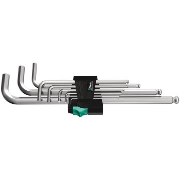 WERA 950/9 Hex-Plus 1 Winkelschl&uuml;sselsatz, metrisch,...