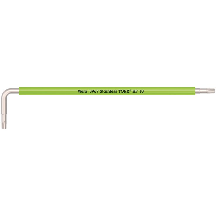 WERA 3967 SXL HF TORX® Winkelschlüssel Multicolour mit Haltefunktion, lang, Edelstahl