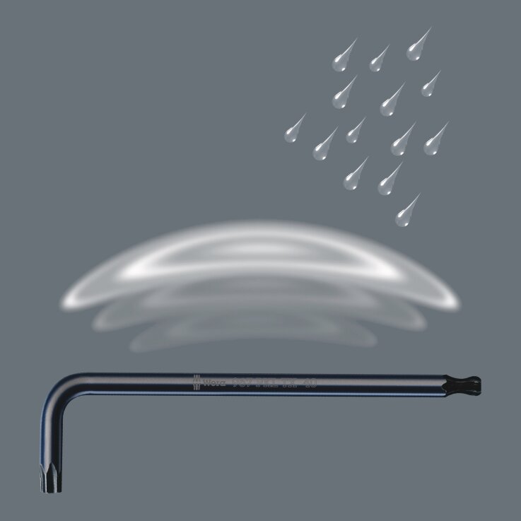 WERA 967 PKL TORX® Winkelschlüssel, BlackLaser