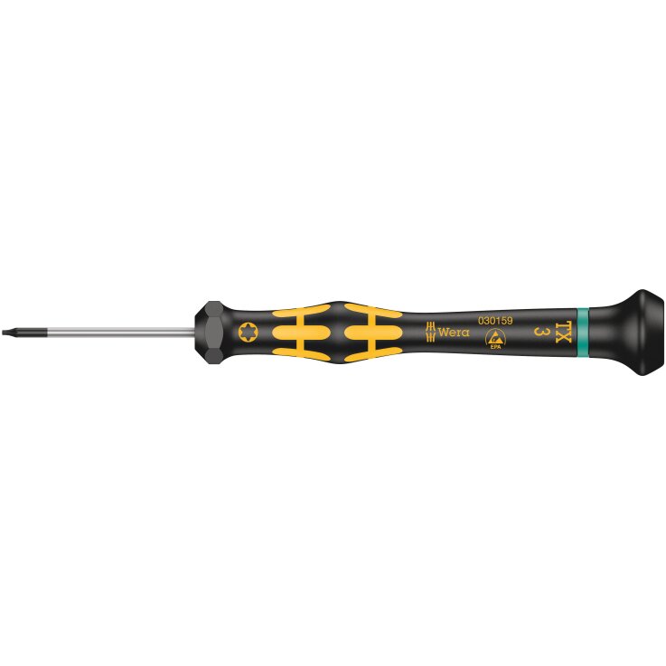 WERA 1567 TORX® ESD Kraftform Micro Schraubendreher