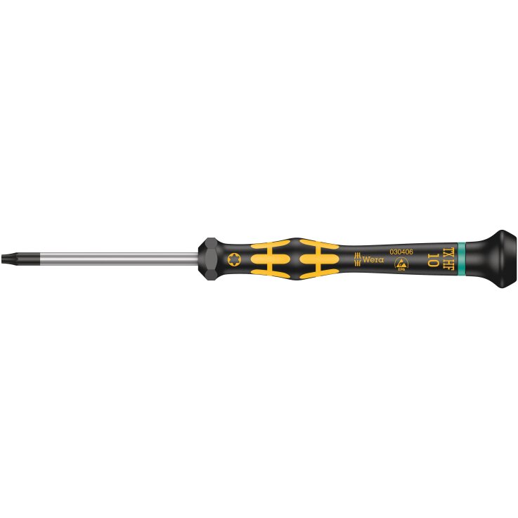 WERA 1567 TORX® HF ESD Kraftform Micro Schraubendreher mit Haltefunktion