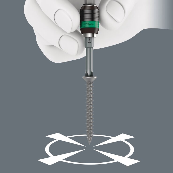 WERA 888/4/1 K Rapidaptor Universalhalter, 1/4" x 50 mm