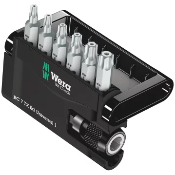 WERA Bit-Check 7 TX BO Universal 1, 7-teilig