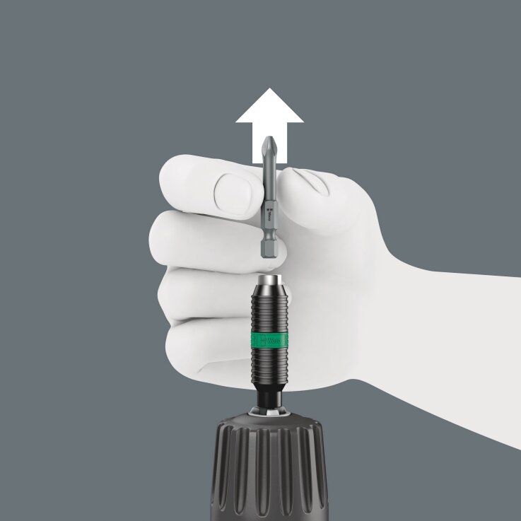 WERA 897/4 R SB Universalhalter Rapidaptor BiTorsion, 1/4" x 75 mm