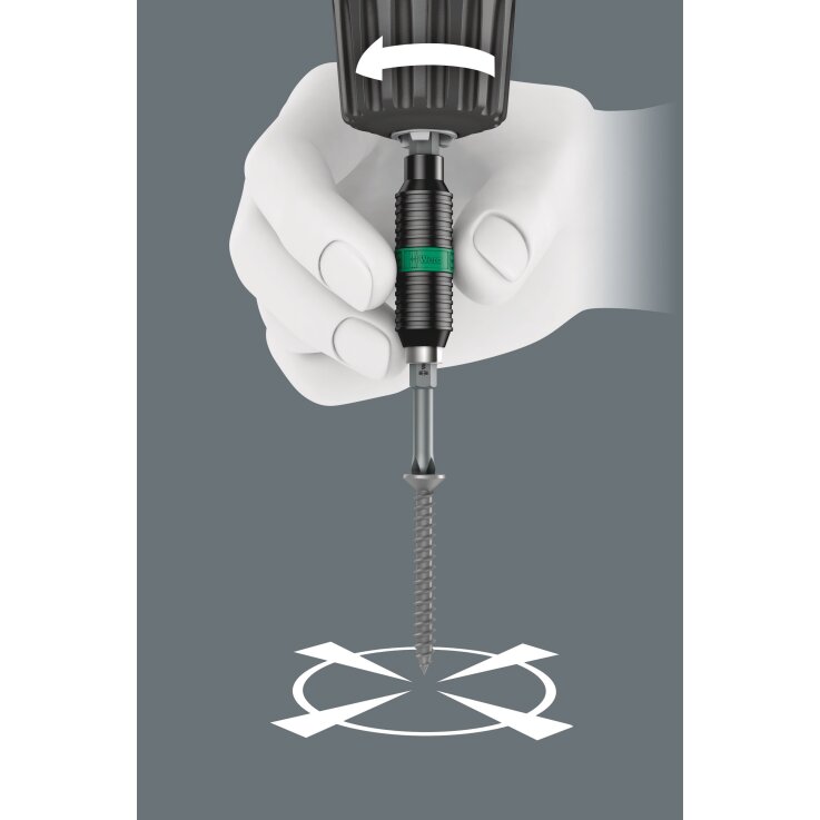 WERA 897/4 R SB Universalhalter Rapidaptor BiTorsion, 1/4" x 75 mm