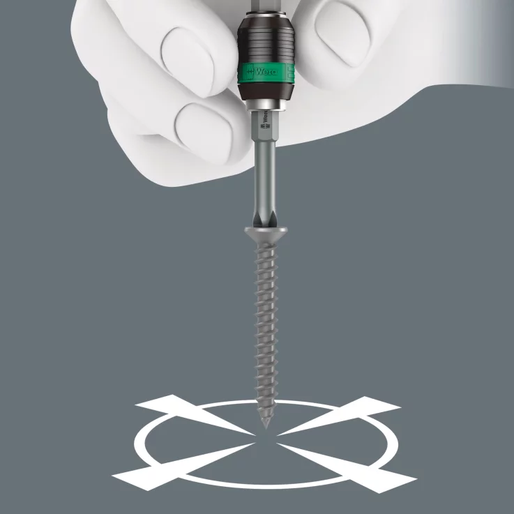 WERA 889/4/1 K SB Rapidaptor Universalhalter, 1/4" x 50 mm