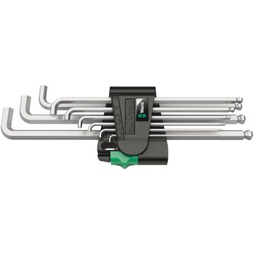 WERA 950/9 Hex-Plus 4 Winkelschl&uuml;sselsatz, metrisch,...