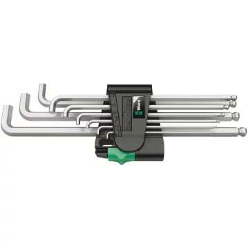 WERA 950/9 Hex-Plus 4 Winkelschl&uuml;sselsatz, metrisch,...