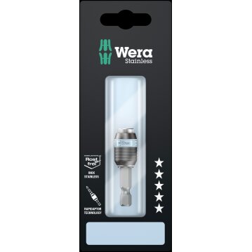 WERA 3888/4/1 K SB Rapidaptor Universalhalter, Edelstahl,...