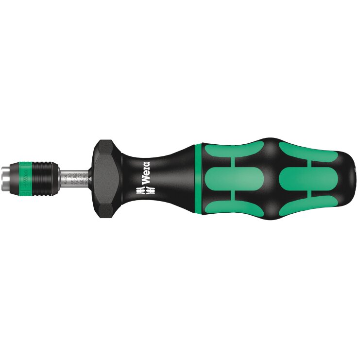 WERA Serie 7400 Kraftform einstellbarer Drehmomentschraubendreher mit Rapidaptor Schnellwechselfutter, 2,5-29,0 Nm