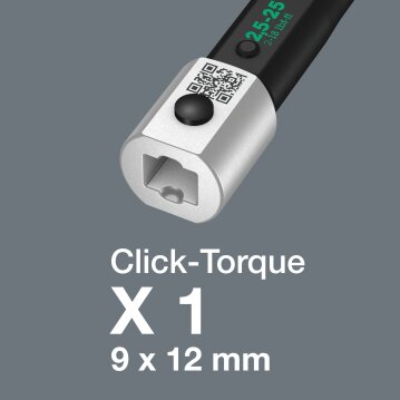 WERA Click-Torque X 1 Drehmomentschlüssel für...