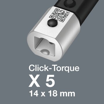 WERA Click-Torque X 5 Drehmomentschlüssel für...