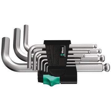 WERA 950/9 Hex-Plus 3 Winkelschl&uuml;sselsatz, metrisch,...