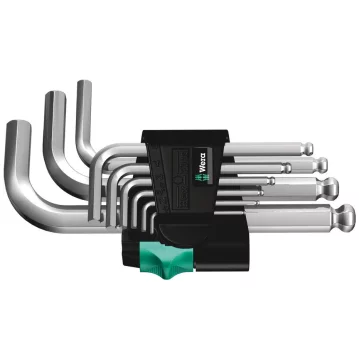 WERA 950/9 Hex-Plus 3 Winkelschl&uuml;sselsatz, metrisch,...