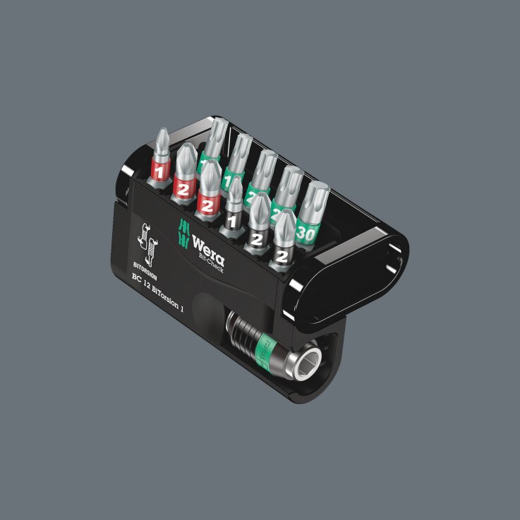 WERA Bit-Check 12 BiTorsion 1 SB, 12-teilig