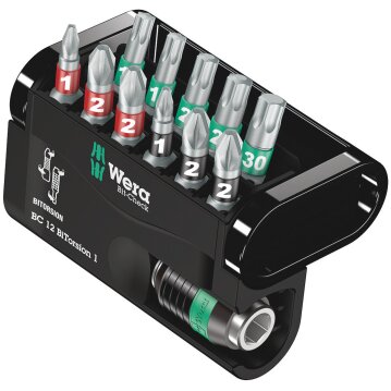 WERA Bit-Check 12 BiTorsion 1 SB, 12-teilig