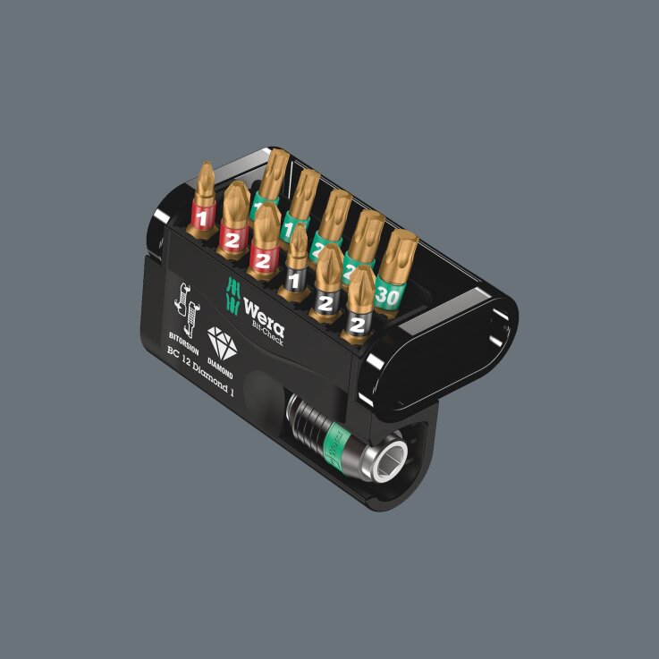 WERA Bit-Check 12 Diamond 1 SB, 12-teilig
