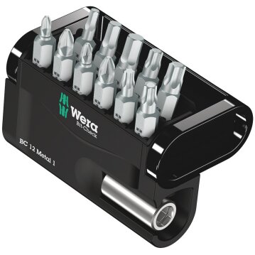 WERA Bit-Check 12 Metal 1 SB, 12-teilig