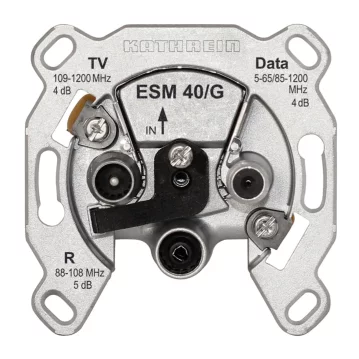 KATHREIN ESM 40/G Modem-Einzelanschlussdose, 3fach