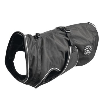 HUNTER Hundemantel Uppsala, schwarz, Hals: 20 - 38 cm,...