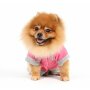 Doggy Dolly, Fleece-Mantel für Hund, Tiger W059, Farbe Pink Gr. XXS