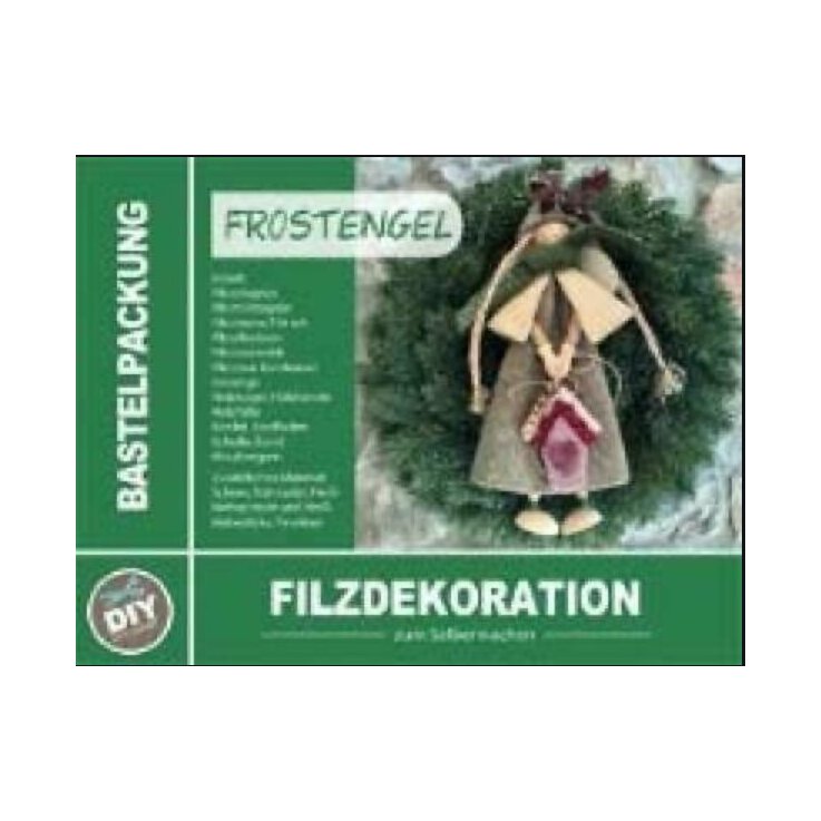 Bastelpackung Frostengel (Filzdekoration)