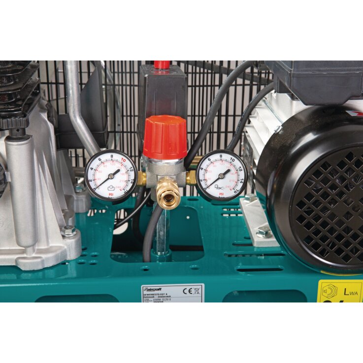 AIRCRAFT Mobiler Kolbenkompressor mit Riemenantrieb AIRSTAR 321/50 E