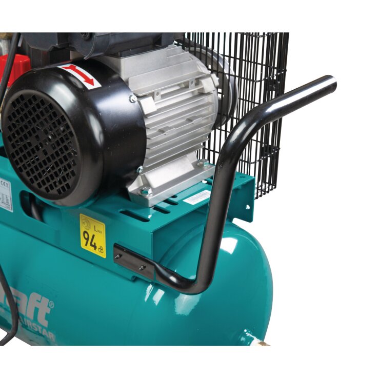 AIRCRAFT Mobiler Kolbenkompressor mit Riemenantrieb AIRSTAR 401/50 E 230 V