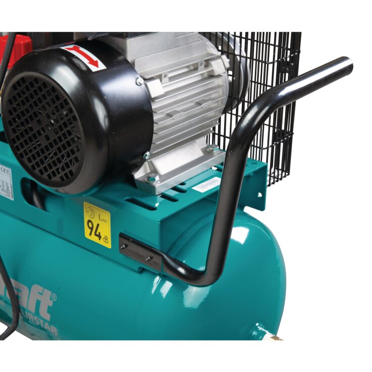 AIRCRAFT Mobiler Kolbenkompressor mit Riemenantrieb AIRSTAR 403/50 E 400 V