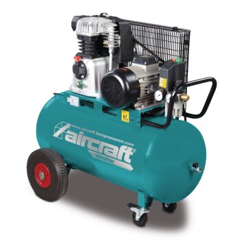 AIRCRAFT Mobiler Kolbenkompressor mit 90 Liter...