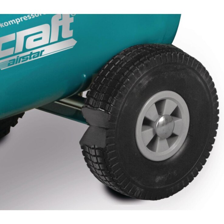 AIRCRAFT Mobiler Kolbenkompressor mit Riemenantrieb AIRSTAR 853/100