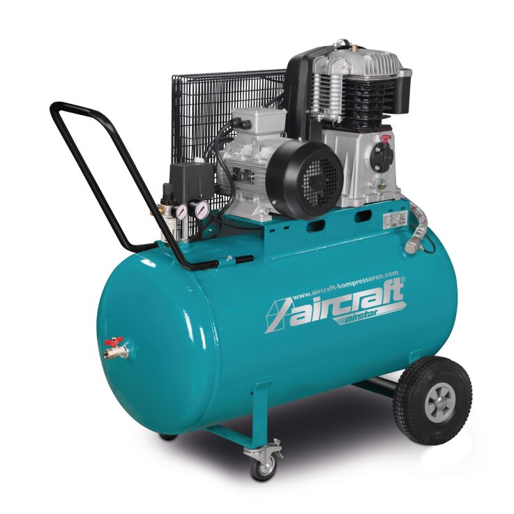 AIRCRAFT Mobiler Kolbenkompressor mit Riemenantrieb AIRSTAR 853/200