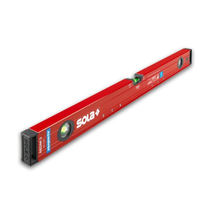 SOLA Alu-Magnetwasserwaage RedM 3 80