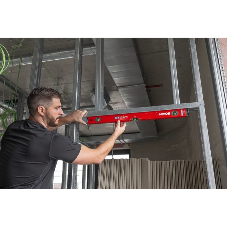 SOLA Alu-Magnetwasserwaage RedM 3 100