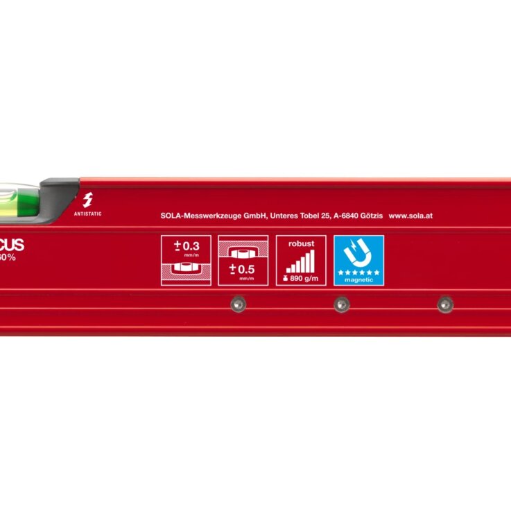 SOLA Alu-Magnetwasserwaage Big RedM 3 150