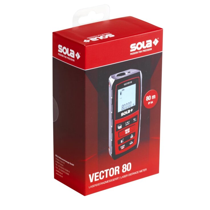 SOLA Laser-Entfernungsmesser VECTOR 80
