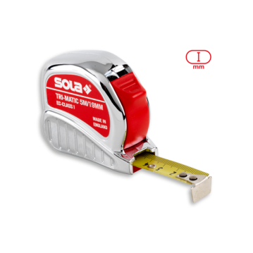 SOLA Rollmeter (25 mm) Tri-Matic  TM 10 m