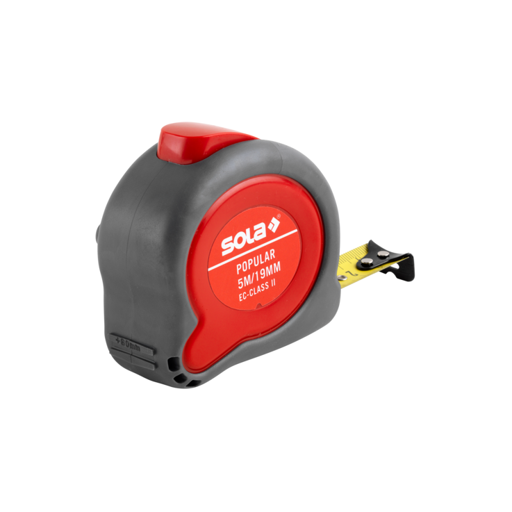 SOLA Rollmeter (19 mm) Popular  PP 5 m - SB
