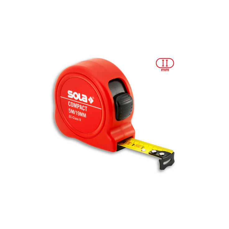 SOLA Rollmeter (16 mm) Compact  CO 3 m - SB